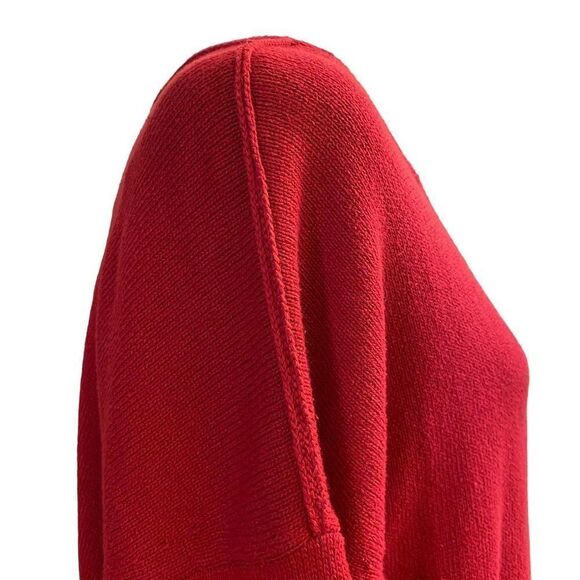 J. Jill Raspberry Cotton Blend Crewneck Sweater Size XL - Picture 6 of 12